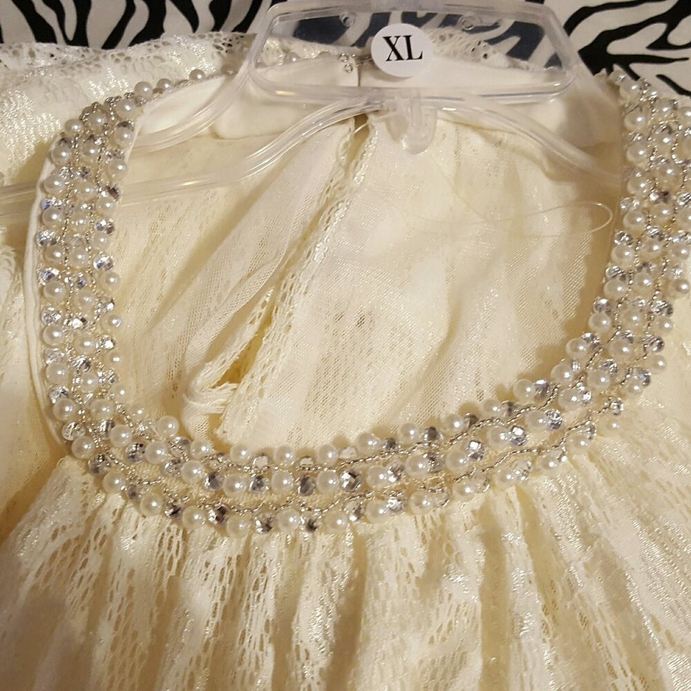 Mermaid style lace dress